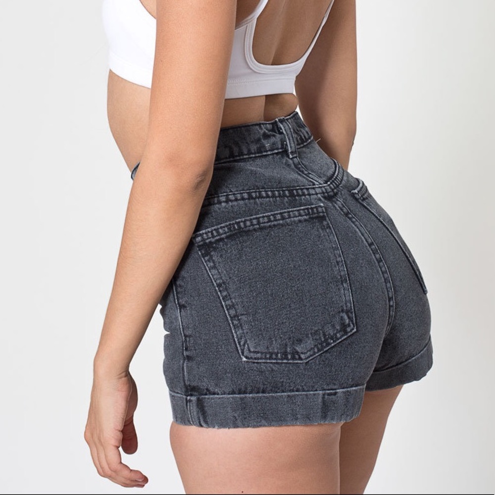 AA High Waisted Jean Shorts